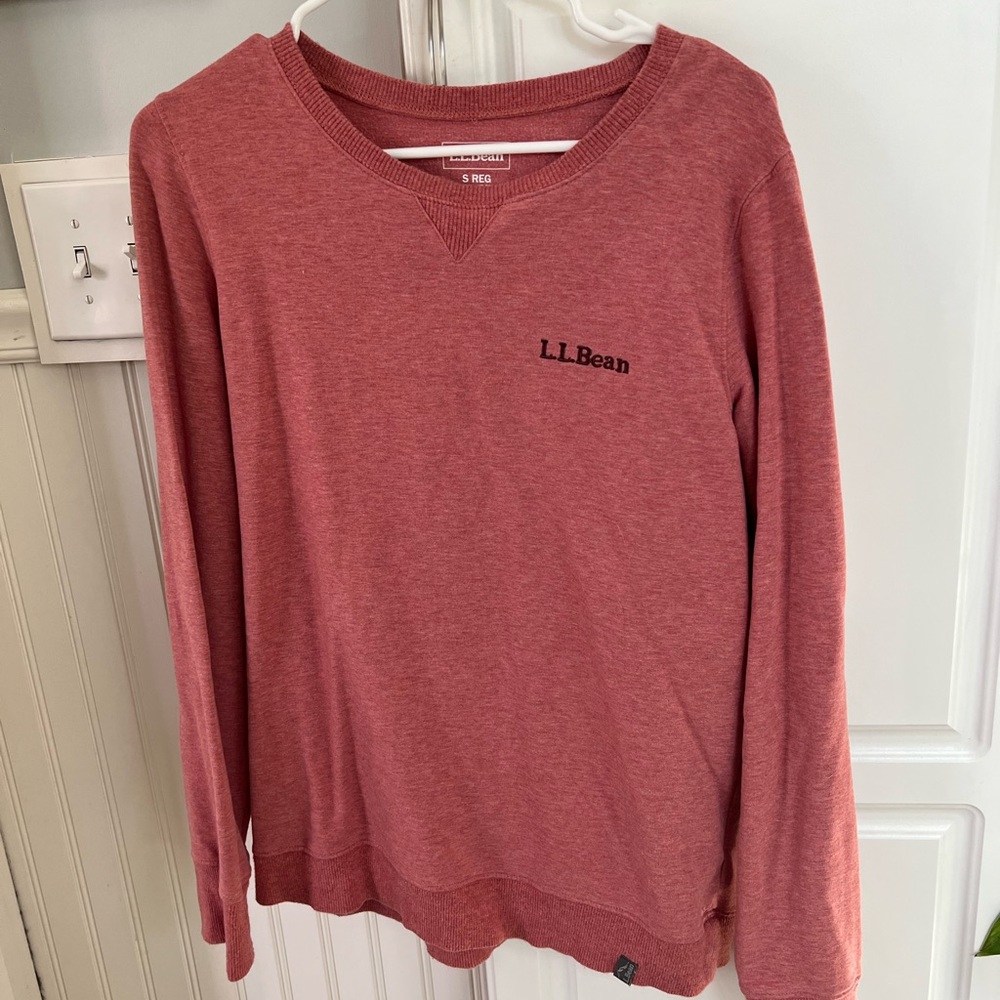 Bean's Cozy Crewneck Sweatshirt Logo Misses